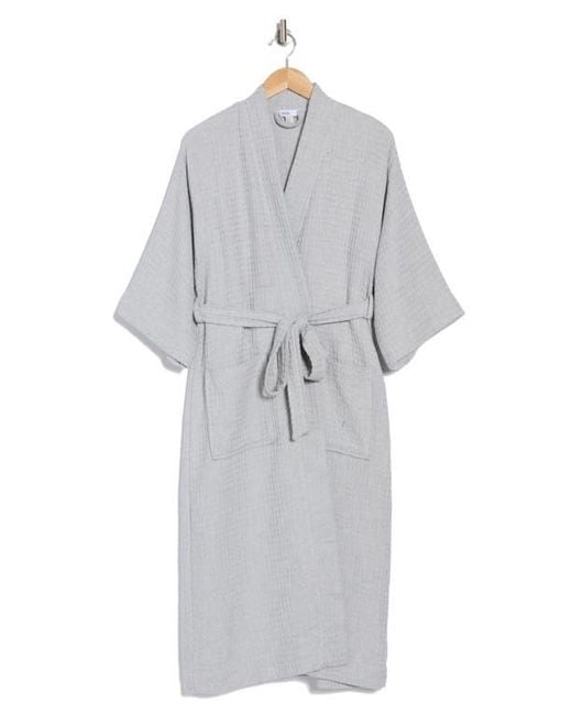 Nordstrom Rack Gray Midi Waffle Knit Robe