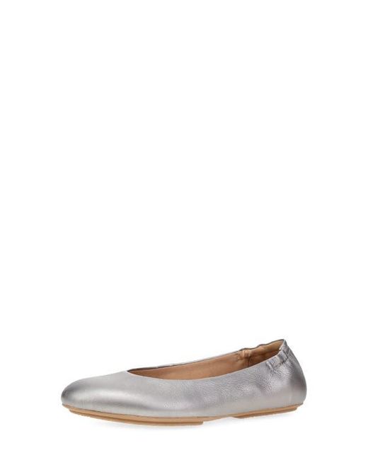 Dansko White Mollie Ballet Flat