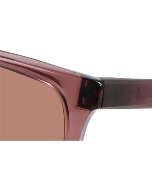 Nike Pink Chaser Ascent 59Mm Rectangular Sunglasses for men