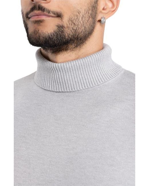 Xray Jeans Gray Turtleneck Pullover Sweater for men