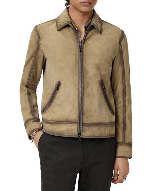 John Varvatos Natural Benjamin Suede Jacket for men