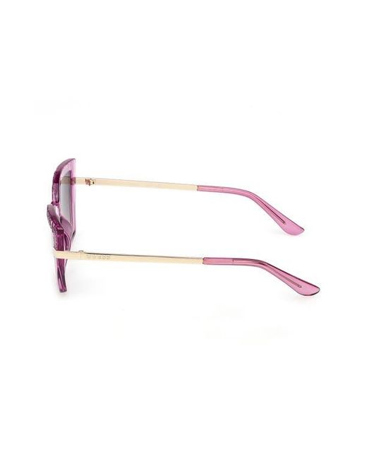 Guess Purple Rectangular Sunglasses for men