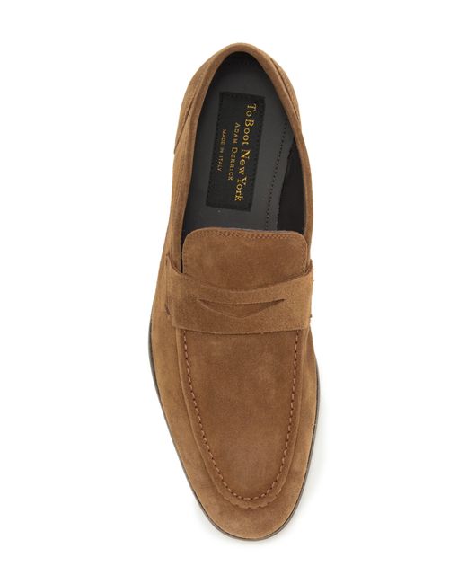 To Boot New York Brown Selleck Loafer for men