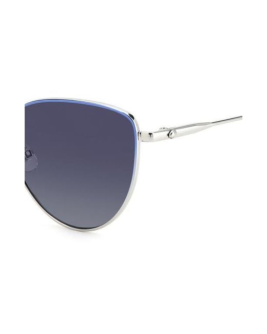 Kate Spade 55Mm Hailey/G/S Cat Eye Sunglasses in Blue | Lyst display picture 1