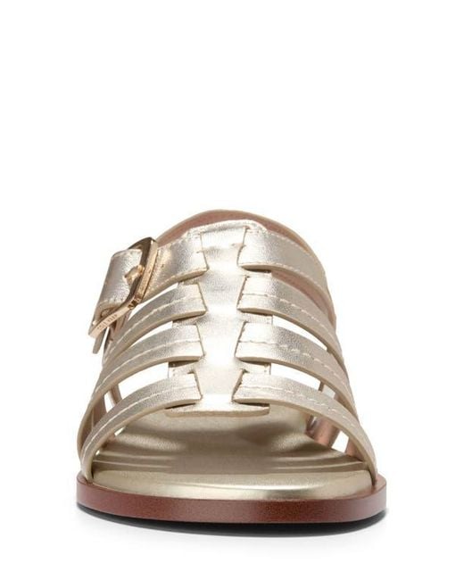 Cole Haan Flynn Fisherman Sandal in Metallic | Lyst