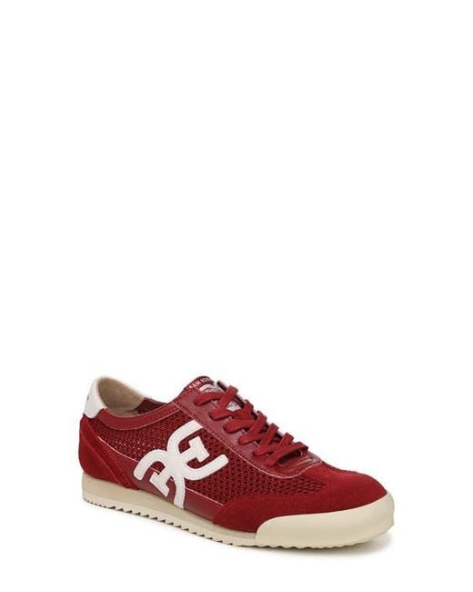 Sam Edelman Red Ivey Mesh Sneaker