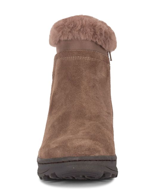 baretraps springer faux shearling lined waterproof cold weather boot