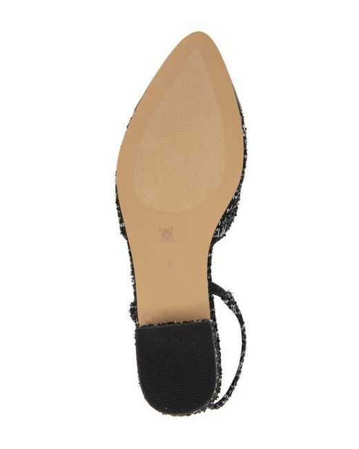 BCBGeneration Black Tillie Slingback Cap Toe Pump