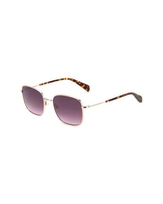Rag & Bone Purple 52Mm Gradient Square Sunglasses for men
