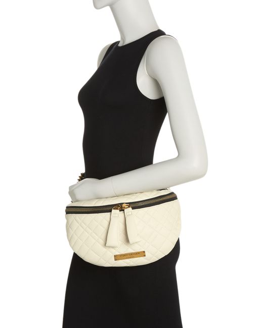 Kurt Geiger Brixton Quilted Belt Bag in Natural Lyst
