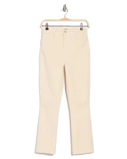L'Agence Natural Mira Crop Micro Bootcut Jeans