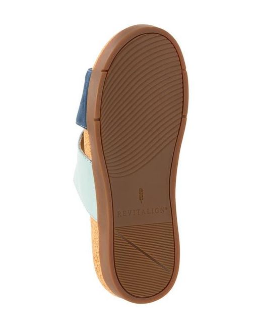 Revitalign Blue Basque Slide Sandal