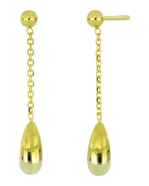 Bony Levy Metallic 14k Yellow Gold Teardrop Earrings At Nordstrom Rack