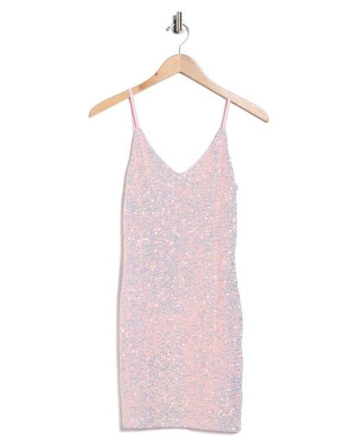 Abound Pink Sequin Minidress
