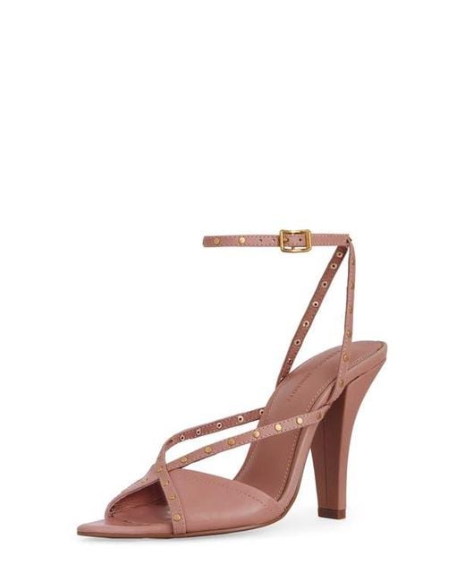 Rebecca Minkoff Pink Studded Ankle Strap Sandal