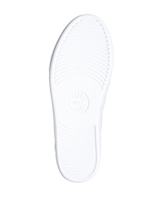 Ugg White Zilo Slip-On Sneaker