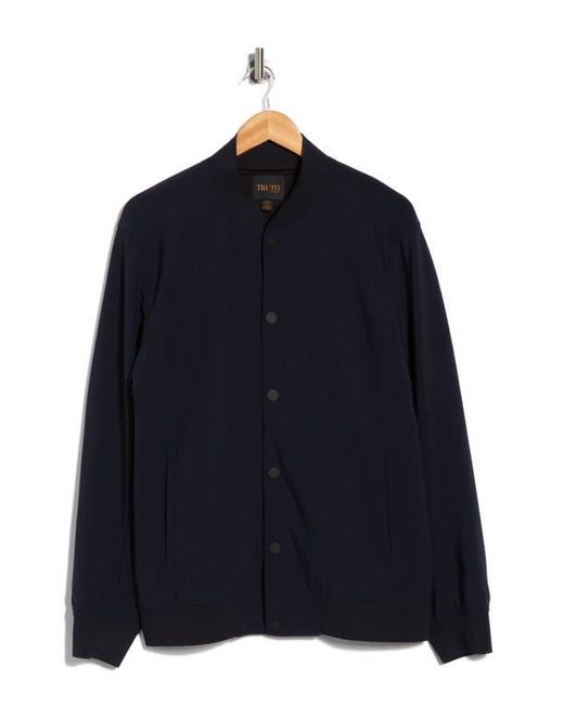 Truth Black Snap Bomber Jacket for men