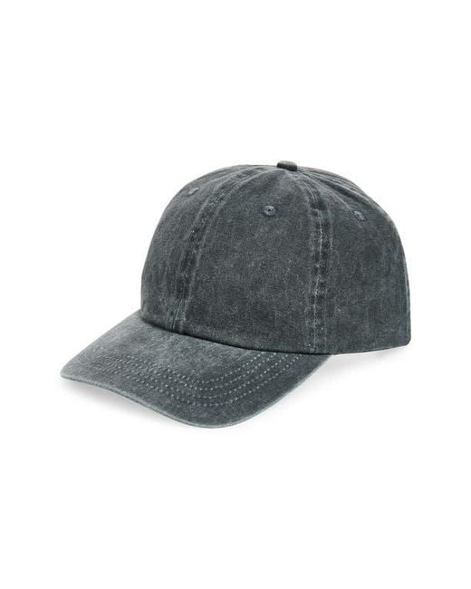 Nordstrom Rack Gray Washed Baseball Cap for men