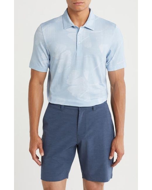 Travis Mathew Blue Flower Featherweight Polo for men