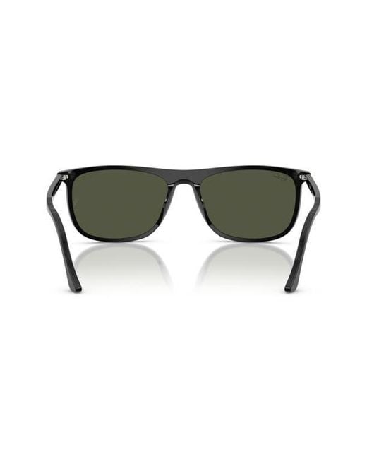 Ray-Ban Green 58Mm Rectangular Sunglasses for men