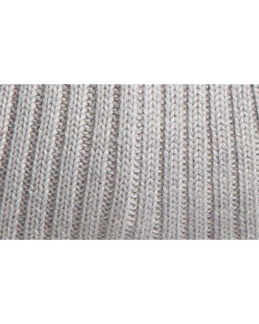 Givenchy Gray Embroidered Logo Wool Beanie for men