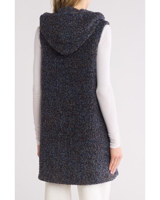 Fleurette Blue Bouclé Vest
