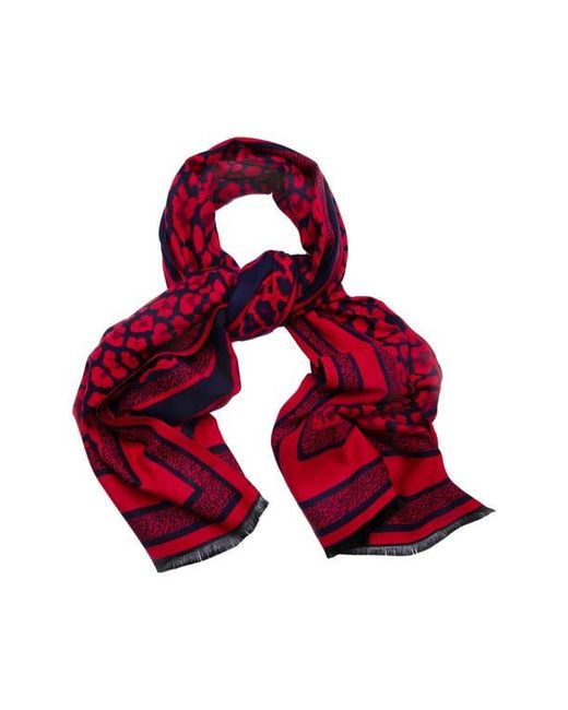 Saachi Red Reversible Scarf
