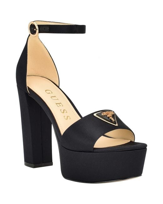 Guess Blue Seton Platform Sandal