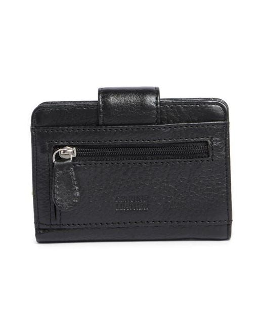 MUNDI SMALL LEATHER GOODS Black Pixie Leather Card Case