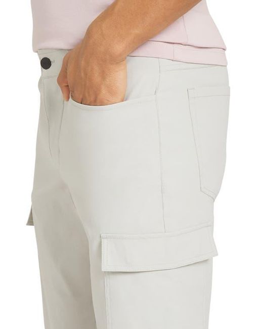 DKNY Gray Essential Tech Cargo Pants for men