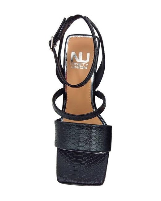 Ninety Union White Priva Ankle Strap Sandal