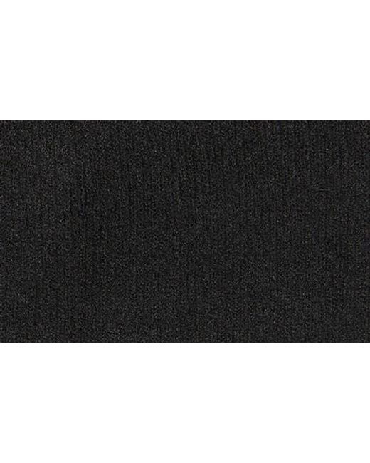 Open Edit Black Twisted Collar Sweater