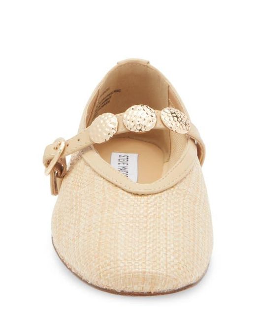 Steve Madden Natural Leia Woven Flat