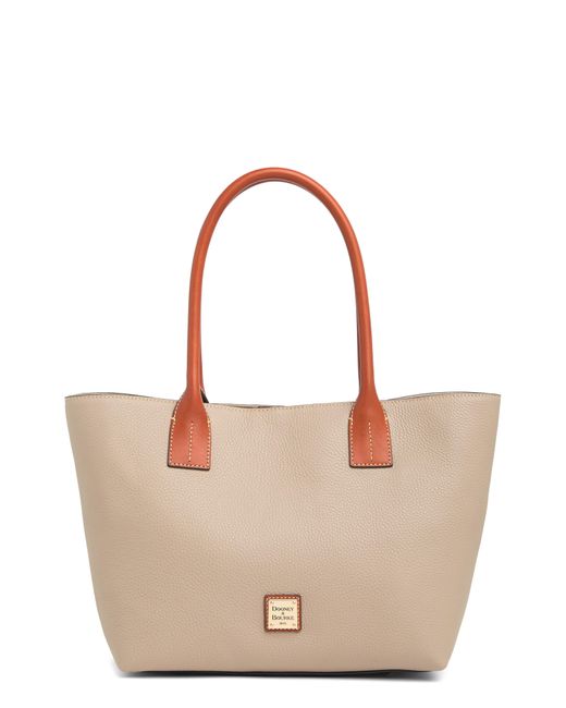 Dooney & Bourke Natural Small Russel Two-tone Tote Bag