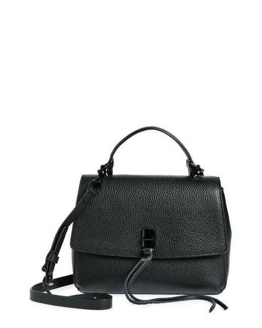 Rebecca Minkoff Black Darren Leather Top Handle Messenger Bag