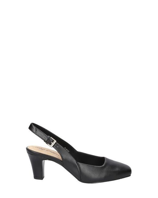 Easy Street Black Ritsa Slingback Pump