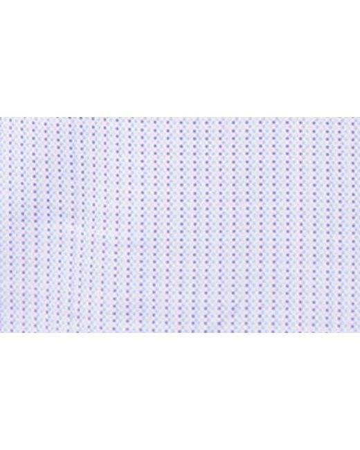 Tailorbyrd White Dots Print Performance Polo for men
