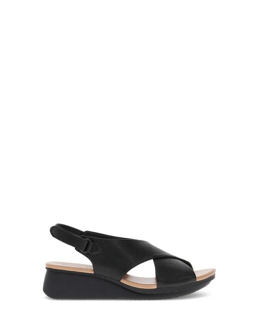 BareTraps Black Victoria Slingback Wedge Sandal