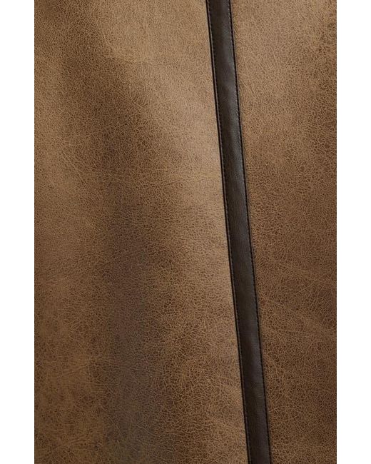 Bernardo Natural Faux Shearling Vest