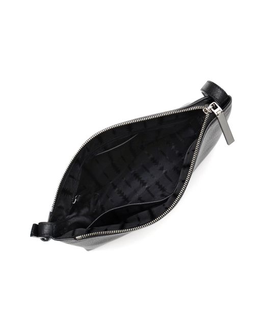 thacker Black Callie Leather Crossbody Bag