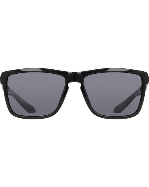 Dragon Black 58Mm Rectangular Sunglasses