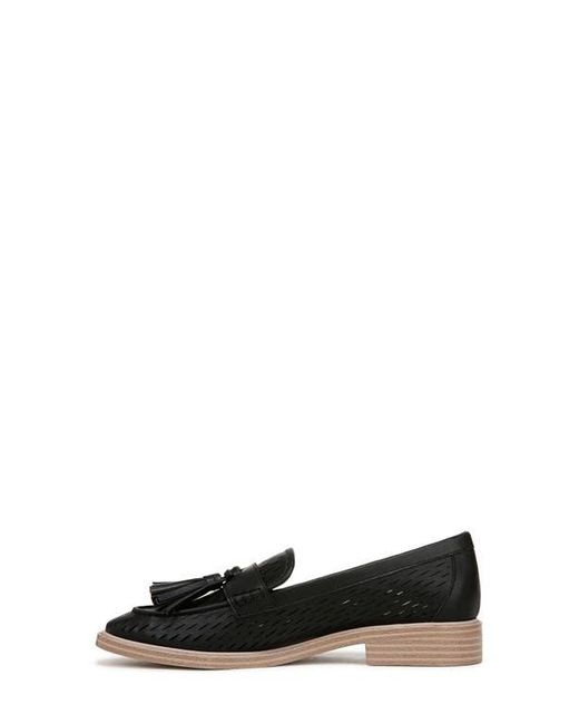 Franco Sarto Black Carolyn Low Tassel Loafer
