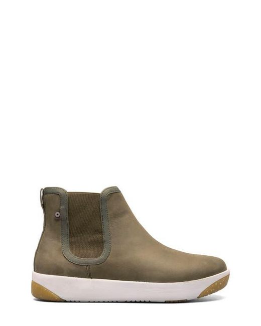 Bogs Gray Kicker Leather Chelsea Boot