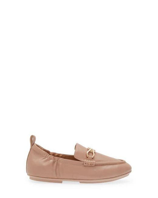 Fitflop Pink Allegro Chain Leather Loafers