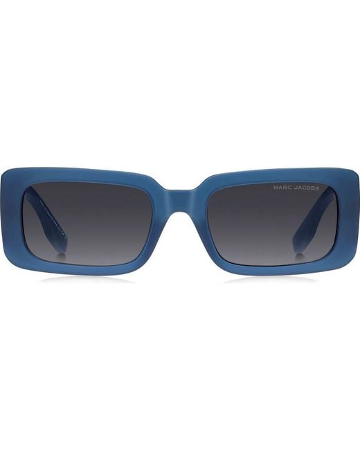 Marc Jacobs Blue 53Mm Gradient Rectangular Sunglasses