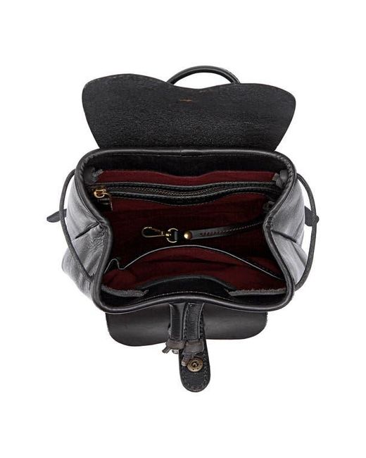 Old Trend Black Isla Small Leather Backpack