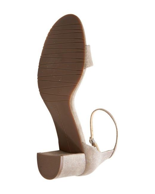 Vaneli Brown Meryn Ankle Strap Sandal