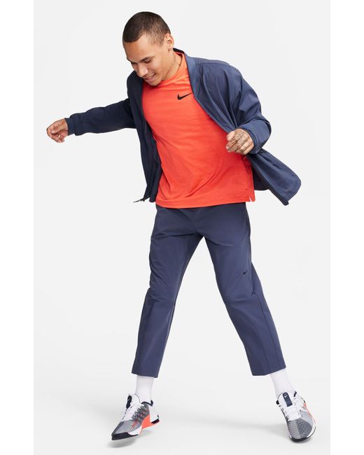 Nike Blue A.p.s. Repel Packable Bomber Jacket for men