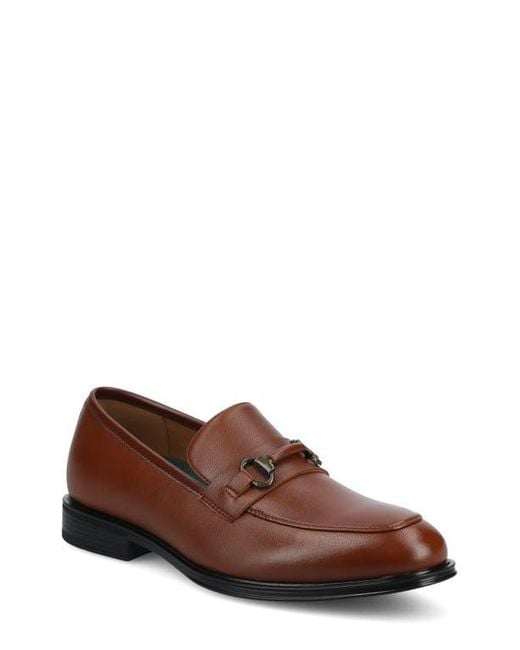 Vance Co. Brown Anthony Bit Loafer for men