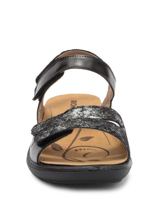 Romika White Ibiza Slingback Platform Sandal